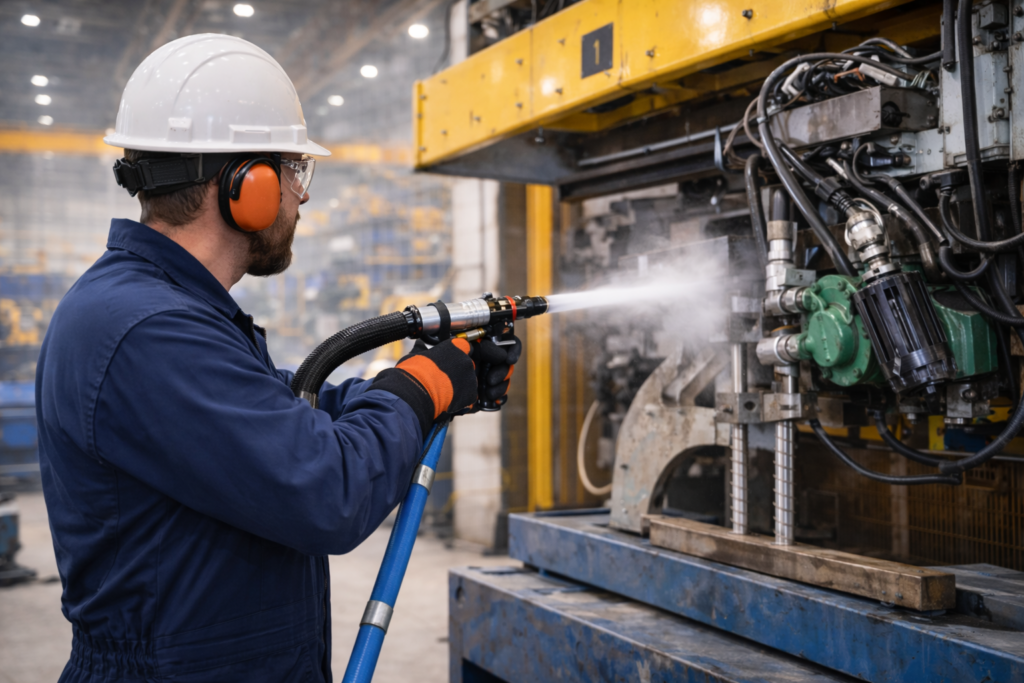 Clean Machinery Manufacturing Equipment Cleaning | Dry Ice Blasting | Cold Clean